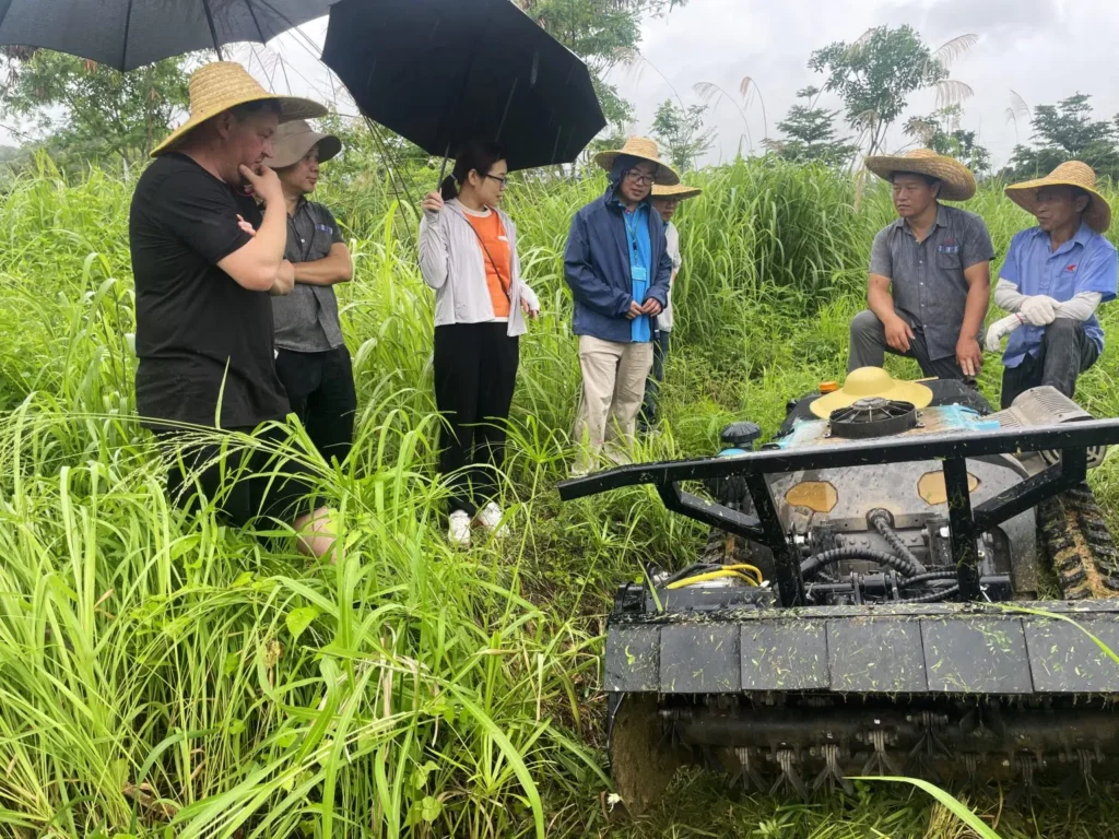 Customer Test the Smart RC Lawn Mower